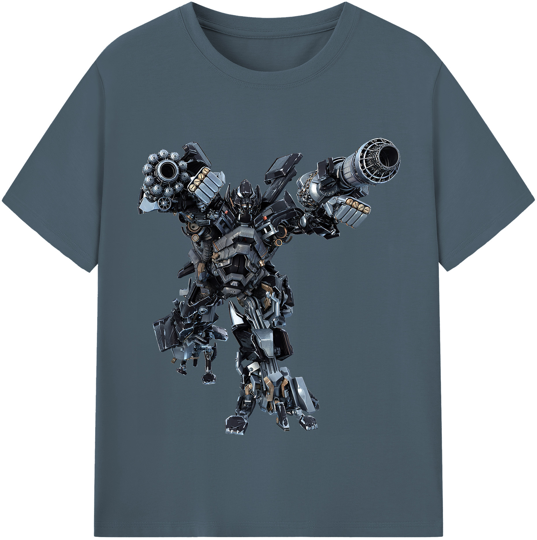（画像用） Transformers トランスフォーマー 綿100％半袖Tシャツ（フロントプリント）